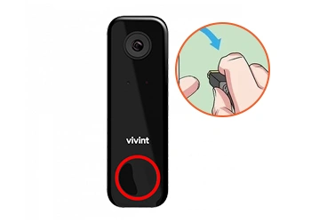 Reboot the Vivint doorbell